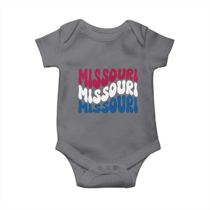 The Show Me State Pride Baby Onesie Gift For Missouri Lovers TS12 Charcoal Print Your Wear