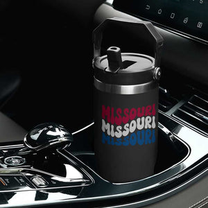 The Show Me State Pride Flip Straw Tumbler Gift For Missouri Lovers TS12 Print Your Wear