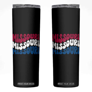 The Show Me State Pride Skinny Tumbler Gift For Missouri Lovers TS12 Black Print Your Wear