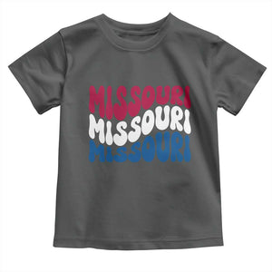 The Show Me State Pride Toddler T Shirt Gift For Missouri Lovers TS12 Dark Heather Print Your Wear