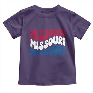 The Show Me State Pride Toddler T Shirt Gift For Missouri Lovers TS12 Purple Print Your Wear