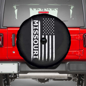 USA Flag Missouri State Pride Spare Tire Cover Missourian Pride TS12 Black Print Your Wear