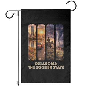 The Sooner State Pride Garden Flag Gift for Oklahomans TS12 Black Print Your Wear