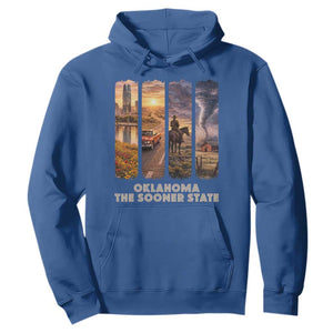 The Sooner State Pride Hoodie Gift for Oklahomans TS12 Royal Blue Print Your Wear