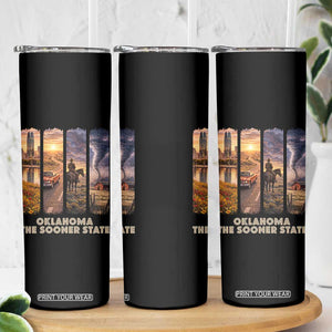 The Sooner State Pride Skinny Tumbler Gift for Oklahomans TS12 Print Your Wear