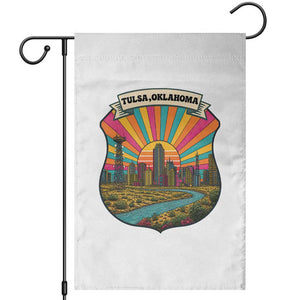 Route Highway 66 Tulsa Oklahoma Garden Flag Mother Road Travel Gift