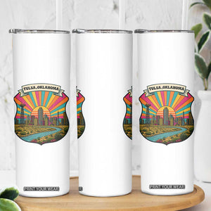 Route Highway 66 Tulsa Oklahoma Skinny Tumbler Mother Road Travel Gift TS12 Print Your Wear