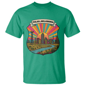 Route Highway 66 Tulsa Oklahoma T Shirt Mother Road Travel Gift TS12 Irish Green Print Your Wear