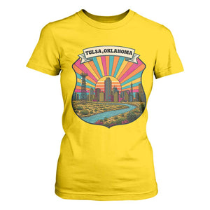 Route Highway 66 Tulsa Oklahoma T Shirt For Women Mother Road Travel Gift TS12 Daisy Print Your Wear
