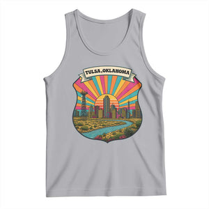 Route Highway 66 Tulsa Oklahoma Tank Top Mother Road Travel Gift TS12 Athletic Heather Print Your Wear