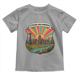 Route Highway 66 Tulsa Oklahoma Toddler T Shirt Mother Road Travel Gift TS12 Sport Gray Print Your Wear
