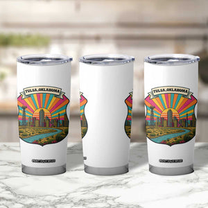 Route Highway 66 Tulsa Oklahoma Tumbler Cup Mother Road Travel Gift TS12 Print Your Wear