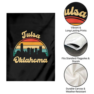 Vintage Tulsa Oklahoma Pride Garden Flag Proud Oklahoman Gift TS12 Print Your Wear