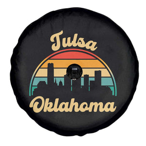 Vintage Tulsa Oklahoma Pride Spare Tire Cover Proud Oklahoman Gift TS12 Print Your Wear