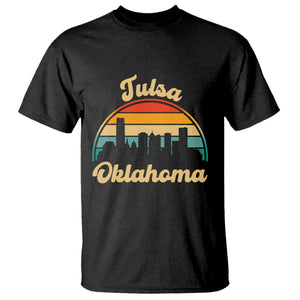 Vintage Tulsa Oklahoma Pride T Shirt Proud Oklahoman Gift TS12 Black Print Your Wear