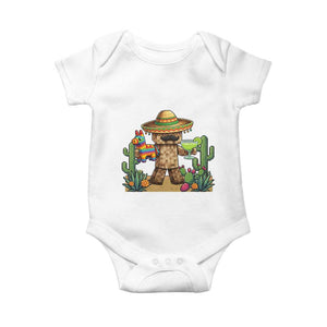 Cinco De Mayo Mexican Gamer Baby Onesie Video Game Fiesta Gift TS12 White Print Your Wear