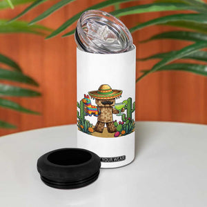 Cinco De Mayo Mexican Gamer 4 in 1 Can Cooler Tumbler Video Game Fiesta Gift TS12 Print Your Wear
