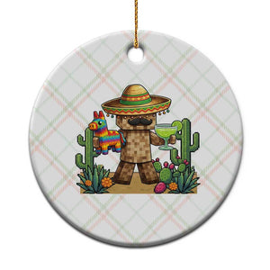 Cinco De Mayo Mexican Gamer Ceramic Ornament Video Game Fiesta Gift TS12 1pc Christmas Plaid Print Your Wear