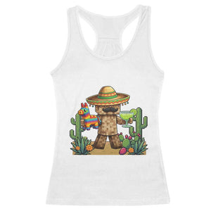 Cinco De Mayo Mexican Gamer Racerback Tank Top Video Game Fiesta Gift TS12 White Print Your Wear