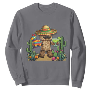 Cinco De Mayo Mexican Gamer Sweatshirt Video Game Fiesta Gift TS12 Charcoal Print Your Wear
