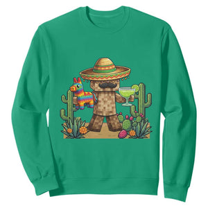 Cinco De Mayo Mexican Gamer Sweatshirt Video Game Fiesta Gift TS12 Irish Green Print Your Wear