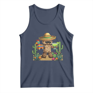 Cinco De Mayo Mexican Gamer Tank Top Video Game Fiesta Gift TS12 Navy Print Your Wear