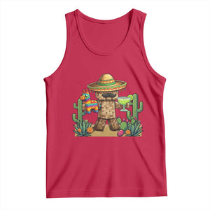 Cinco De Mayo Mexican Gamer Tank Top Video Game Fiesta Gift TS12 Red Print Your Wear