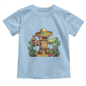 Cinco De Mayo Mexican Gamer Toddler T Shirt Video Game Fiesta Gift TS12 Light Blue Print Your Wear