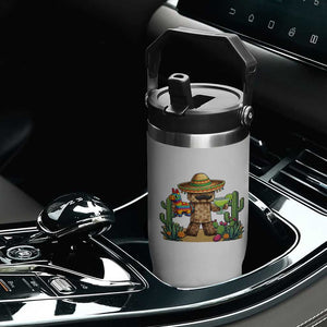 Cinco De Mayo Mexican Gamer Flip Straw Tumbler Video Game Fiesta Gift TS12 Print Your Wear