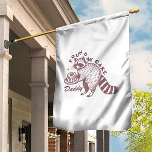 Funny Raccoon Adult Humor Gag Gift Garden Flag Pound My Cake Daddy TS12 Print Your Wear