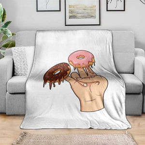2 In The Pink 1 In The Stink Throw Blanket Funny Donut Adult Humor TS12 Print Your Wear