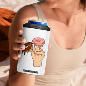2 In The Pink 1 In The Stink 4 in 1 Can Cooler Tumbler Funny Donut Adult Humor TS12 Print Your Wear