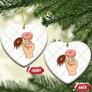 2 In The Pink 1 In The Stink Ceramic Ornament Funny Donut Adult Humor TS12 Print Your Wear