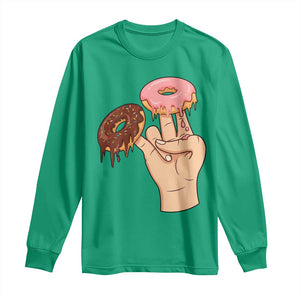 2 In The Pink 1 In The Stink Long Sleeve Shirt Funny Donut Adult Humor TS12 Irish Green Print Your Wear