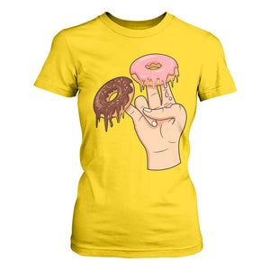2 In The Pink 1 In The Stink T Shirt For Women Funny Donut Adult Humor TS12 Daisy Print Your Wear