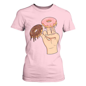 2 In The Pink 1 In The Stink T Shirt For Women Funny Donut Adult Humor TS12 Light Pink Print Your Wear