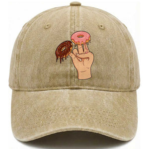 2 In The Pink 1 In The Stink Washed Cotton Baseball Cap Funny Donut Adult Humor TS12 Print Your Wear
