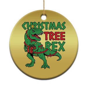 Xmas Dinosaur Christmas Ornament Funny Tree Rex Xmas Light TS12 Print Your Wear