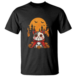 Halloween Cat T Shirt Horror Vampire Kawaii Chibi Kitten TS12 Black Print Your Wear
