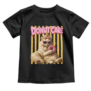 Funny Princess Cat Eating Donut Toddler T Shirt Sci-Fi Book Lover Gift
