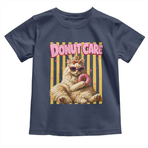 Funny Princess Cat Eating Donut Toddler T Shirt Sci-Fi Book Lover Gift