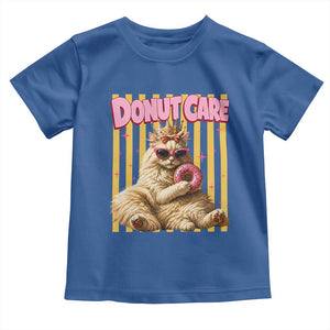 Funny Princess Cat Eating Donut Toddler T Shirt Sci-Fi Book Lover Gift