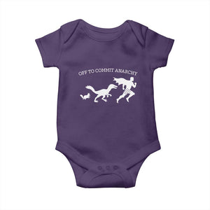 Funny Princess Cat Sci Fi Gift Baby Onesie Off To Commit Anarchy