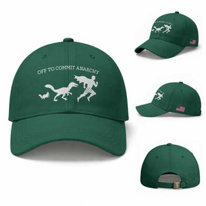 Funny Princess Cat Sci Fi Gift Baseball Cap Off To Commit Anarchy