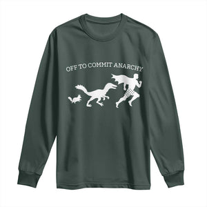Funny Princess Cat Sci Fi Gift Long Sleeve Shirt Off To Commit Anarchy