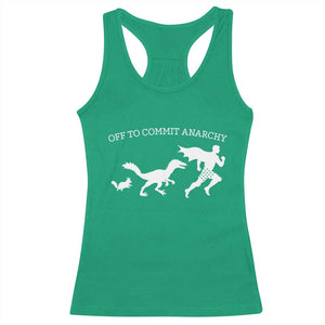 Funny Princess Cat Sci Fi Gift Racerback Tank Top Off To Commit Anarchy