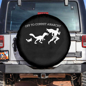 Funny Princess Cat Sci Fi Gift Spare Tire Cover Off To Commit Anarchy