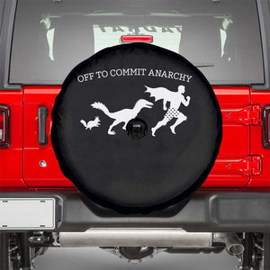 Funny Princess Cat Sci Fi Gift Spare Tire Cover Off To Commit Anarchy