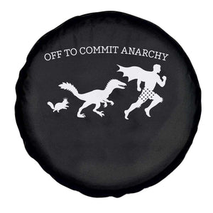 Funny Princess Cat Sci Fi Gift Spare Tire Cover Off To Commit Anarchy