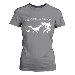 Funny Princess Cat Sci Fi Gift T Shirt For Women Off To Commit Anarchy